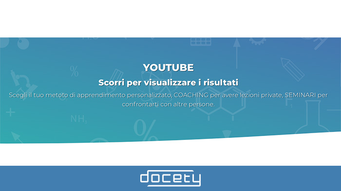 Docety corso youtube